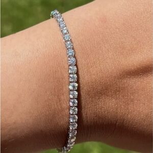 4.4 carat Moissanite diamond tennis bracelet